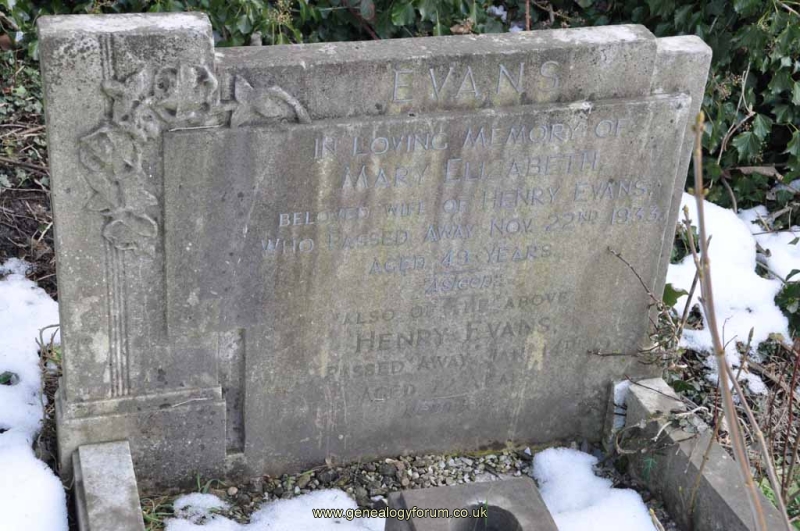 Evans - Henry, Mary Elizabeth