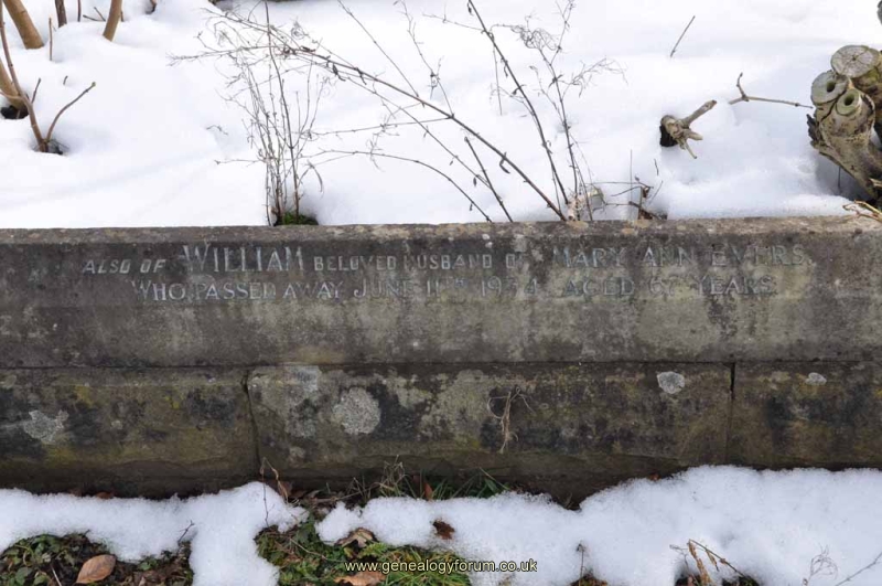 Evers - William (husband of Mary Ann)