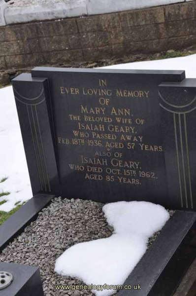 Geary - Isaiah, Mary Ann