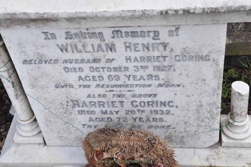 Goring - Willaim, Harriet