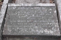 Grainger - Zachariah, Mary Maria