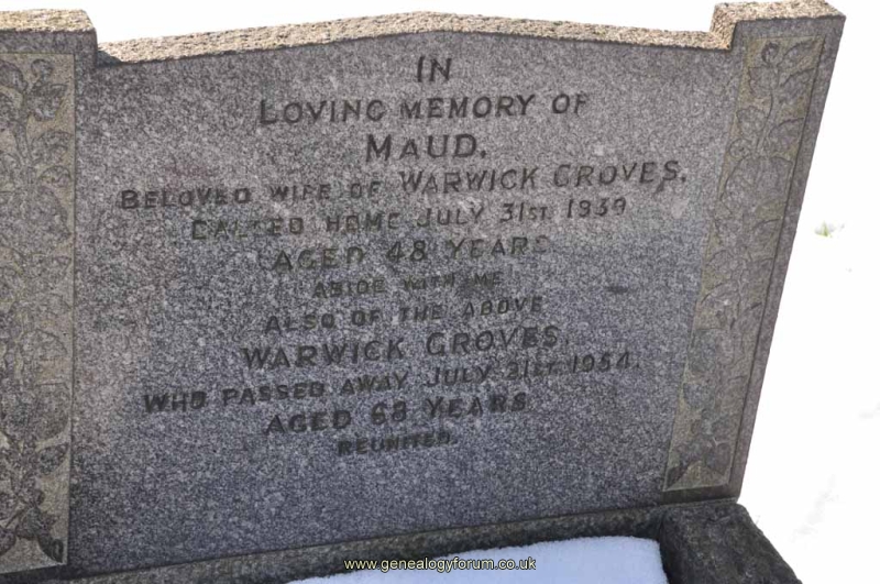 Groves - Warwick, Maud