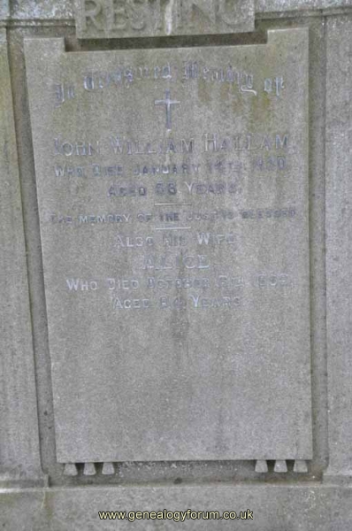Hallem - John William, Alice