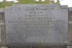 Hickman - Mary (wife of Wilfred)