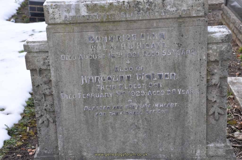 Hieatt - Beatrice Ella & son Harcourt Walter
