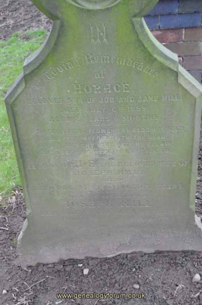 Hill - Joseph, Jane & son Horace