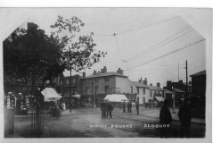 007a Oldbury - Market Square (franked 1909)