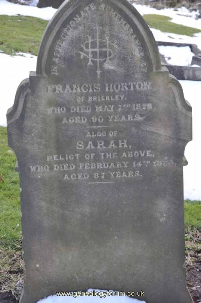 Horton - Frances, Sarah