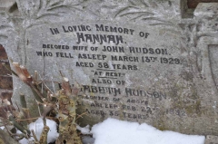 Hudson - Hannah (wife of John) and daug Elizabeth