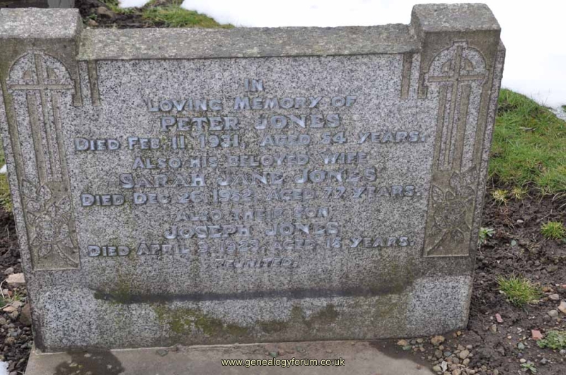Jones - Peter, Sarah Jane & son Joseph