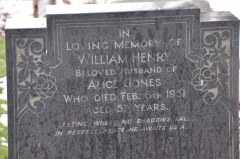 Jones - William (husband of Alice)
