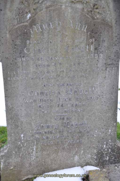 Lovatt - Charles, Mary Ann & gson James