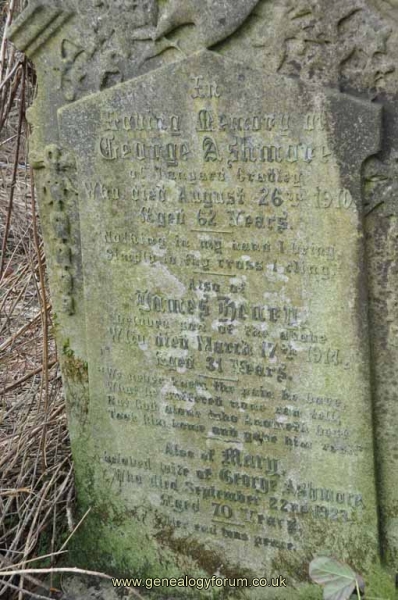 Ashmore - George, Mary & son James Henry