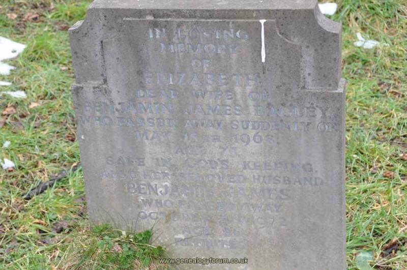 Bagley - Benjamin James, Elizabeth