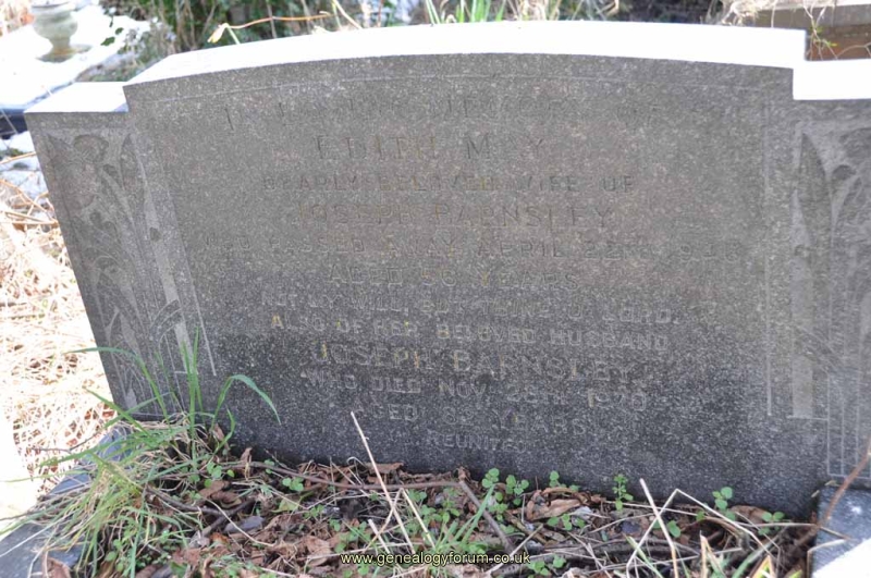 Barnsley - Joseph, Edith May