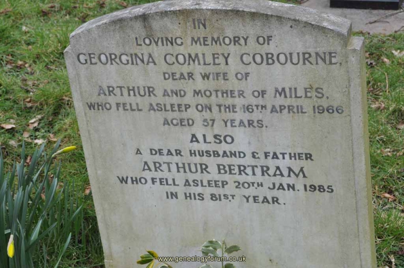 Cobourne - Arthur Bertram, Georgina Comley