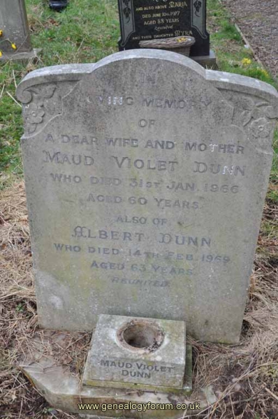 Dunn - Albert, Maud Violet