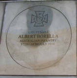Australian WW1 VCs/Albert Borella - Lieutenant