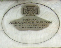 Australian WW1 VCs/Alexander Burton - Corporal