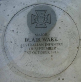 Australian WW1 VCs/Blair Wark - Major