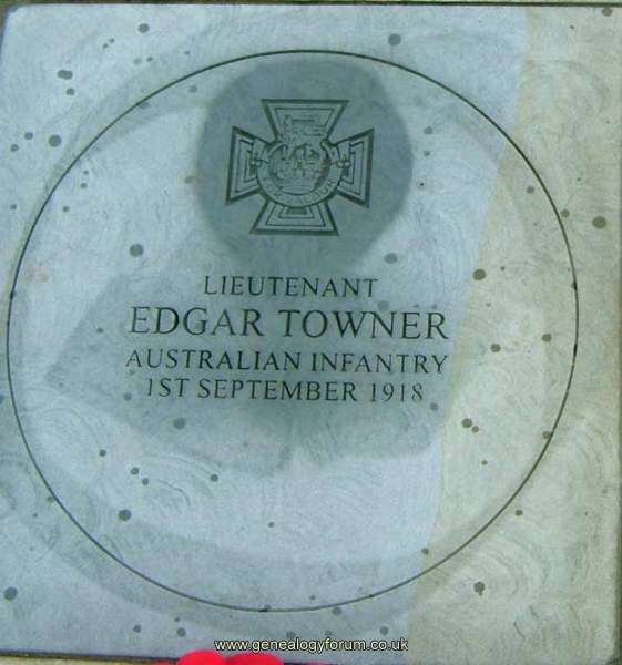 Australian WW1 VCs/EDgar Towner - Lietenant