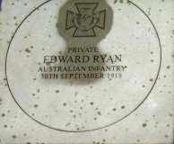 Australian WW1 VCs/Edward Ryan - Private