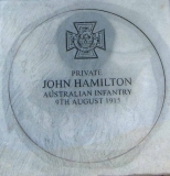 Australian WW1 VCs/John Hamilton - Private