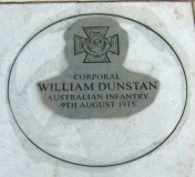 Australian WW1 VCs/William Dunstan - Corporal