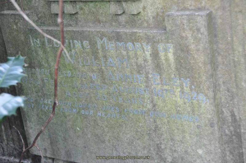 Eley - William (husband of Annie)