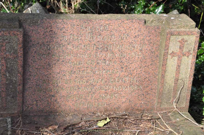 Etherington - George Alfred, Edith