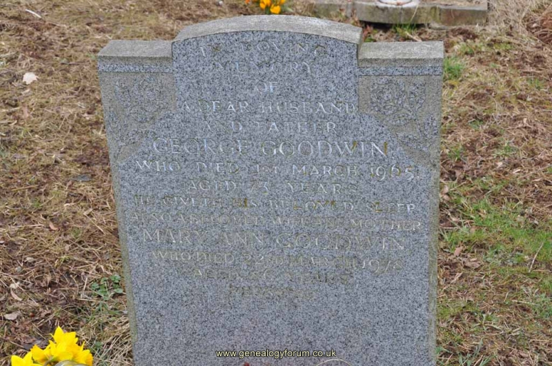 Goodwin - George, Mary Ann