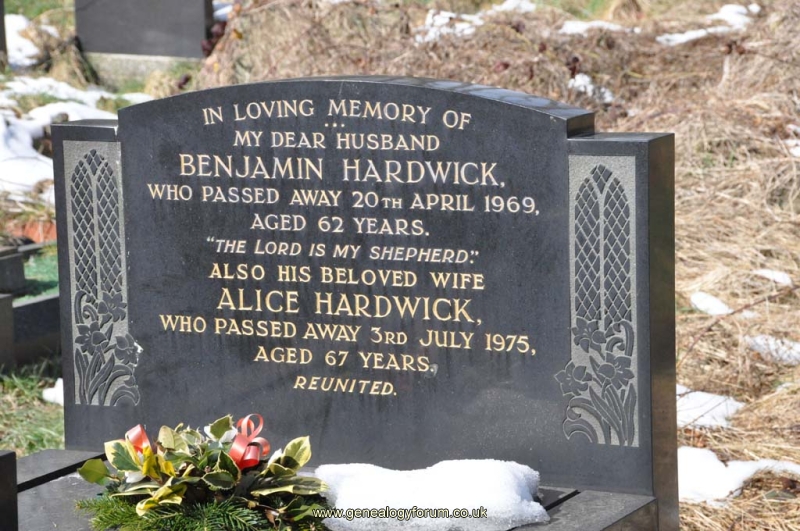 Hardwick - Benjamin, Alice
