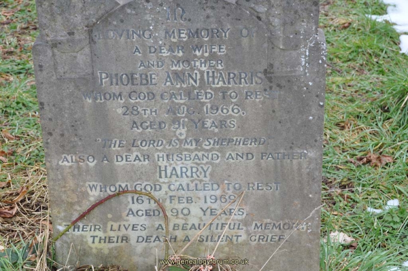 Harris - Harry, Phoebe Ann