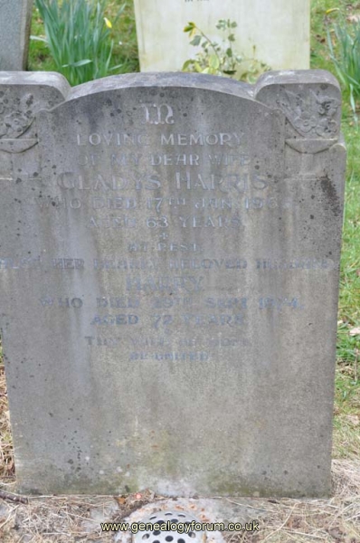 Harris - Harry, Gladys