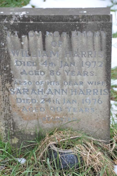 Harris - William, Sarah Ann