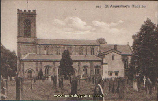 Rugeley - Saint Augustines C1900