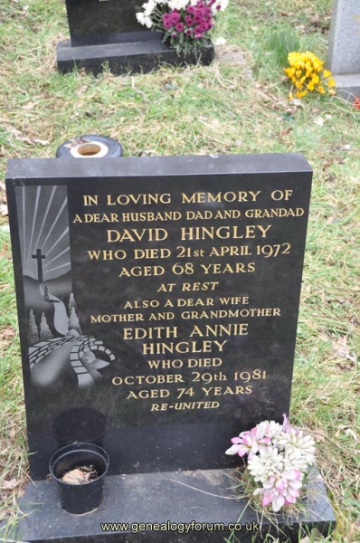 Hingley - David, Edith Annie