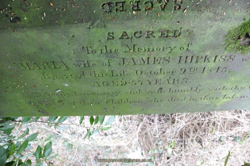 Hipkiss 2 - Maria (wife of James)