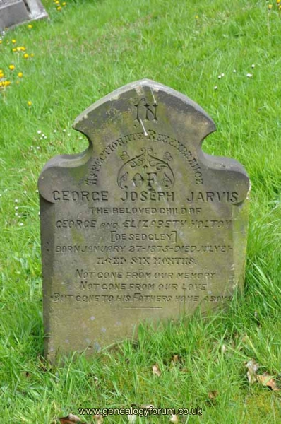 Holtom - George Joseph Jarvis (son of George & Elizabeth)