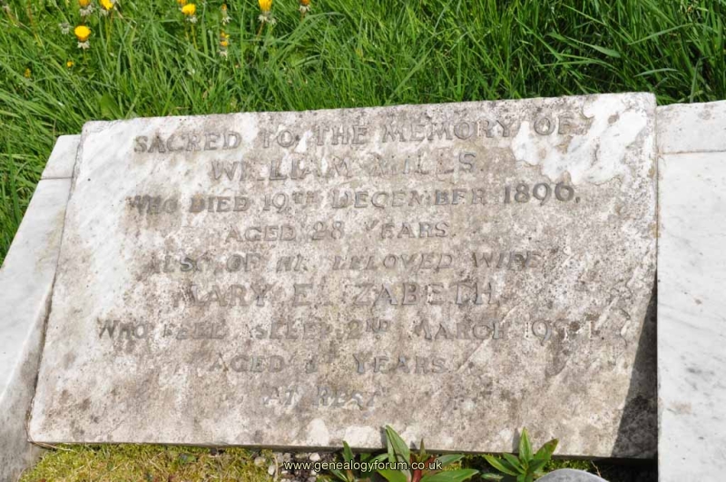 Mills - William, Mary Elizabeth