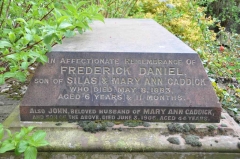 Caddick 1 - Frederick & John (husband of Mary Ann)