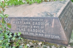 Caddick 1 - Mary Ann (wife of Silas)