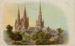 Staffordshire, Lichfield - Cathedral