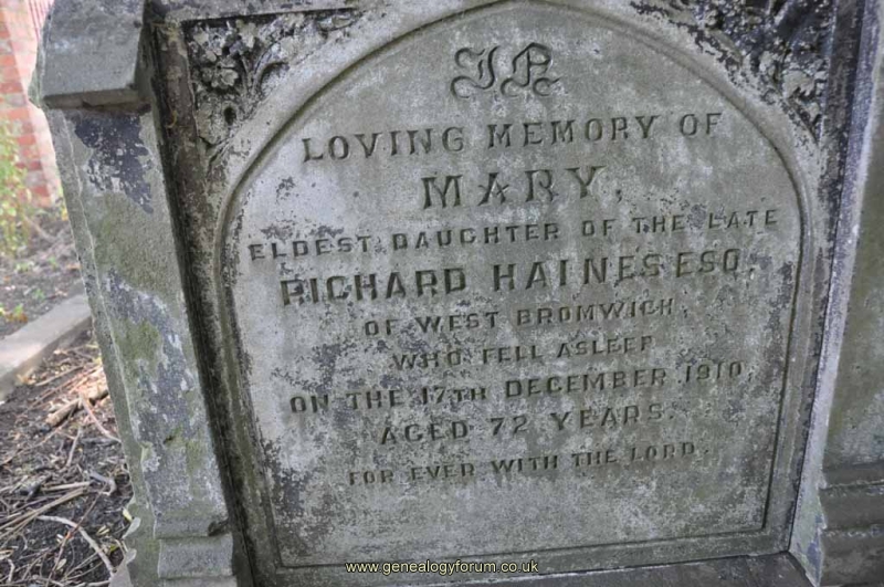 Haines 1 - Mary (daug of Richard)