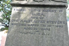 Stevens - Eliza (wife of Joseph Alexander)