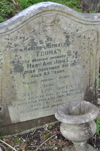 Jones - Thomas, Mary Ann