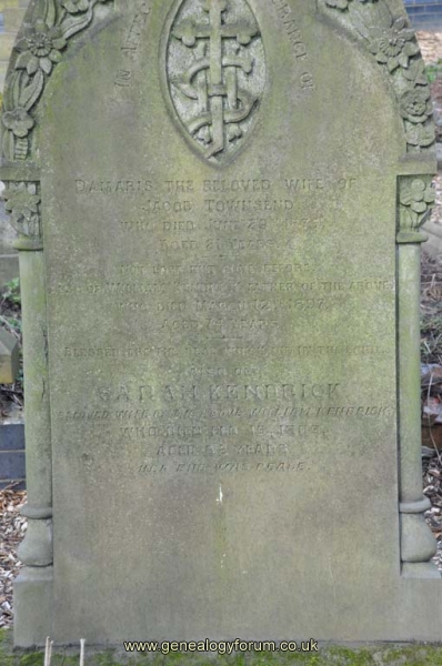 Kendrick - William, Sarah & Damaris (wife of Jacob)