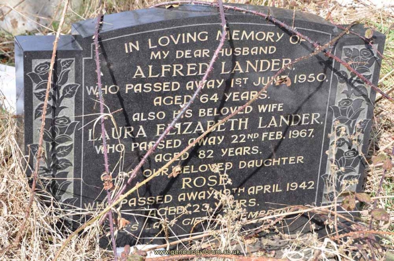 Lander - Alfred, Laura Elizabeth & daug Rose