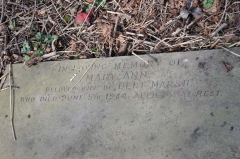 Marsh - Mary Ann (wife of Bert)
