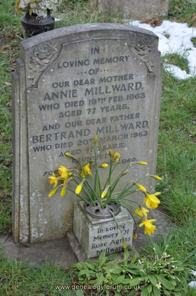 Millward - Bertrand, Annie & Rose Agnes